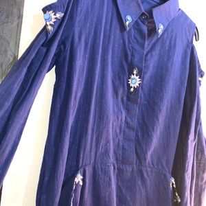 Vintage * Cold Shoulder Dress with Pockets *